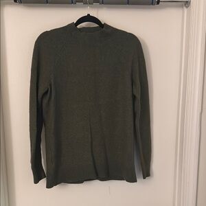 Olive mock neck sweater